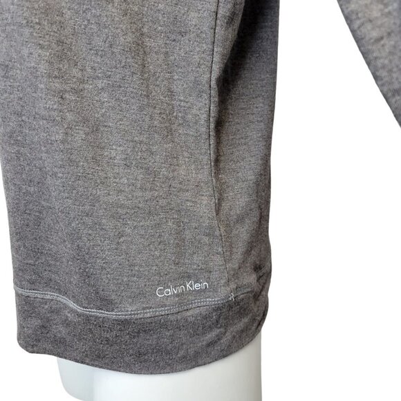 Calvin Klein  Marled Gray Long Sleeve Top - Picture 5 of 5
